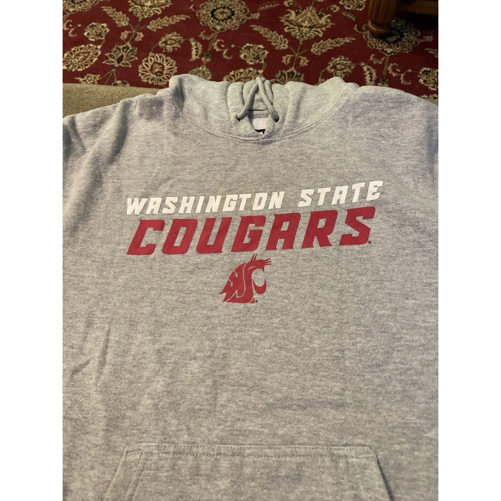 J America Sportswear Washington State Cougars Hoodie Sweatshirt Medium (Drew)